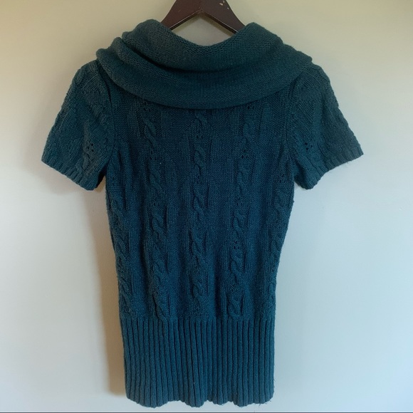 Turquoise Layering Knit Sweater, Small - Picture 2 of 5